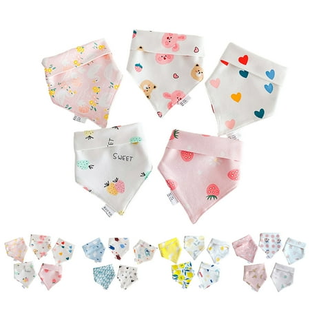 harmtty 5Pcs Baby Bibs Soft Touch Cute Printing Cotton Infant Burp Cloths Triangle Scarf for Newborns B
harmtty 5Pcs Baby Bibs Soft Touch Cute Printing Cotton Infant Burp Cloths Triangle Scarf for Newborns B