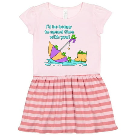 Inktastic I d be Hoppy to Spend Time with You with Cute Frogs Gift Toddler Girl Dress
Inktastic I d be Hoppy to Spend Time with You with Cute Frogs Gift Toddler Girl Dress