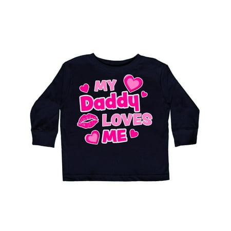 Inktastic My Daddy Loves Me with Hearts and Kiss Gift Toddler Boy or Toddler Girl Long Sleeve T-Shirt
Inktastic My Daddy Loves Me with Hearts and Kiss Gift Toddler Boy or Toddler Girl Long Sleeve T-Shirt