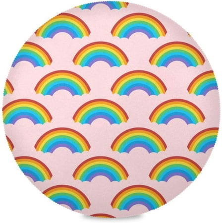 Hyjoy Rainbow Pink Round Placemats Set of 4 Table Mats for Kitchen Washable Non-Slip Place Mats Heat Resistant Place Mats for Kitchen Dining Table Decoration
Hyjoy Rainbow Pink Round Placemats Set of 4 Table Mats for Kitchen Washable Non-Slip Place Mats Heat Resistant Place Mats for Kitchen Dining Table Decoration