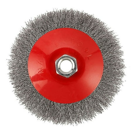 1PCS 4.5Inch 115mm Twisted Knot Crimp Steel Brushes Angle Grinder Wire Brush M14