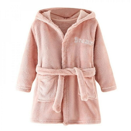 Flannel Cotton Kids Girls Hooded Bathrobe Letter Print Child Toddler Boys Bathing towel Robe Cute Winter Baby Clothing Sleepwear
Flannel Cotton Kids Girls Hooded Bathrobe Letter Print Child Toddler Boys Bathing towel Robe Cute Winter Baby Clothing Sleepwear