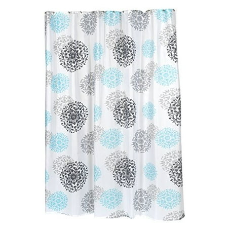 Spring Bloom Floral Fabric Shower Curtain Size: 70" x 72"