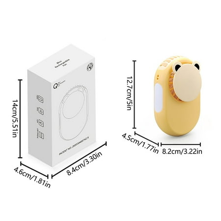 Small Fans For Desk Lazy Hanging Desktop USB Portable Fan Silent Cute Mini Creative Handheld Fans