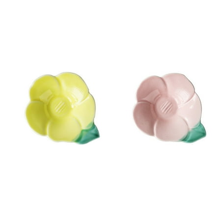 2pcs Ceramic Seasoning Dishes Set Serving Dish Soy Sauce Dipping Bowls Appetizer Plates (Flower Shape)
2pcs Ceramic Seasoning Dishes Set Serving Dish Soy Sauce Dipping Bowls Appetizer Plates (Flower Shape)
