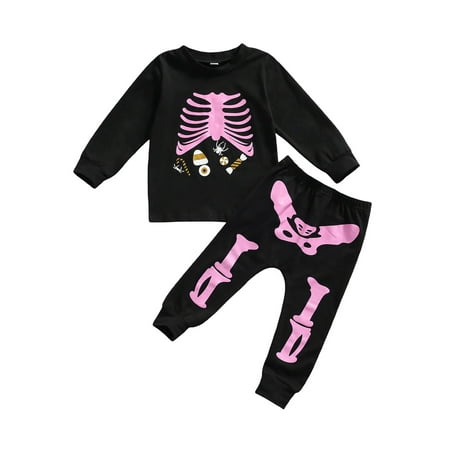 Gwiyeopda Toddler Baby Girl Boy Halloween Outfits Long Sleeve Pullover Tops and Pants Set
Gwiyeopda Toddler Baby Girl Boy Halloween Outfits Long Sleeve Pullover Tops and Pants Set
