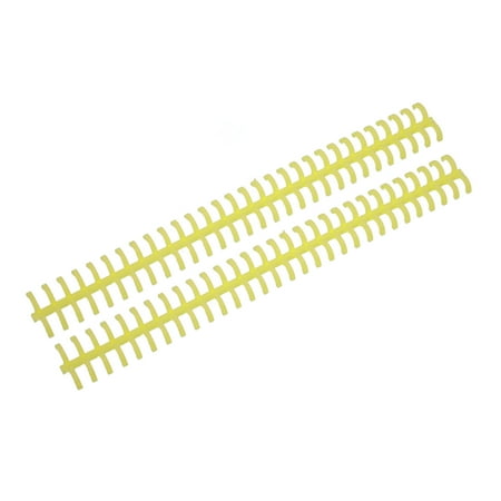 Binding Comb Cuttable 10mm Binding Strip Rust Proof PP Plastic 65 Sheet Holdable 30 Hole For Loose Leaf Paper For Student Yellow
Binding Comb Cuttable 10mm Binding Strip Rust Proof PP Plastic 65 Sheet Holdable 30 Hole For Loose Leaf Paper For Student Yellow