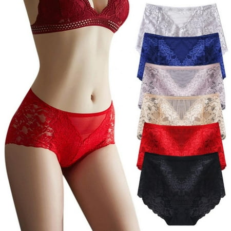 6pcs Women Briefs Lace Thin Panties Floral Lace Shorts Tummy Control Underpants Mid-rise Belly Briefs Seamless Triangle Panties
6pcs Women Briefs Lace Thin Panties Floral Lace Shorts Tummy Control Underpants Mid-rise Belly Briefs Seamless Triangle Panties