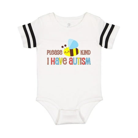 Inktastic Please Bee Kind I Have Autism Gift Baby Boy or Baby Girl Bodysuit