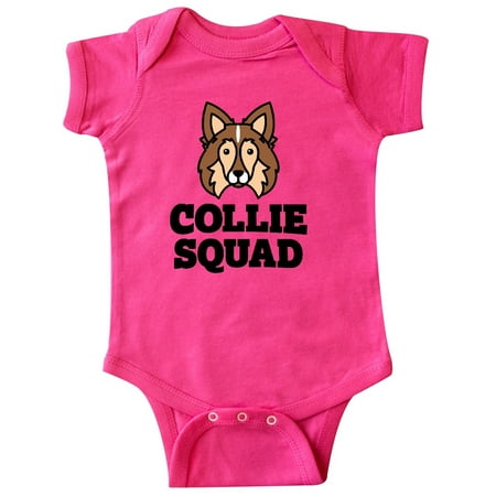 Inktastic Dog Collie Squad Gift Baby Boy or Baby Girl Bodysuit