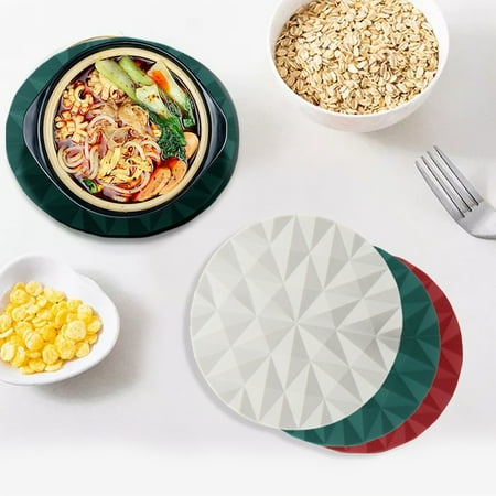 Leeten Round Silicone Mat Anti-scalding Heat-resistant Table Placemat Cup Coasters Kitchen Accessories Dark Grey
Leeten Round Silicone Mat Anti-scalding Heat-resistant Table Placemat Cup Coasters Kitchen Accessories Dark Grey
