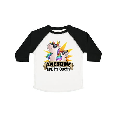 Inktastic Awesome Like My Cousin Cute Unicorn Family in Sunglasses Gift Toddler Boy or Toddler Girl T-Shirt
Inktastic Awesome Like My Cousin Cute Unicorn Family in Sunglasses Gift Toddler Boy or Toddler Girl T-Shirt