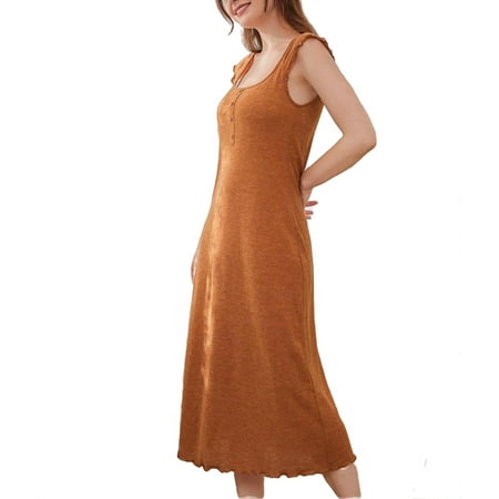 Cute Scoop Neck Sleepshirts Sleeveless Brown Womens Nightgowns & Sleepshirts (Women s)
Cute Scoop Neck Sleepshirts Sleeveless Brown Womens Nightgowns & Sleepshirts (Women s)