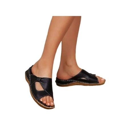 Colisha Women s Slippers Slip On Wedge Sandals Hollow Out Slides Daily Lightweight Summer Shoes Thick Sole Footbeds Black 7.5
Colisha Women s Slippers Slip On Wedge Sandals Hollow Out Slides Daily Lightweight Summer Shoes Thick Sole Footbeds Black 7.5