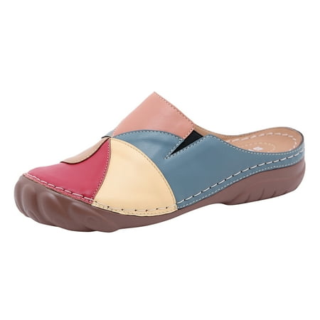 VerPetridure Women s Sandals Casual Summer Women s Fashion Casual Flat Mixed Colors Comfortable Slip On Single Shoes
VerPetridure Women s Sandals Casual Summer Women s Fashion Casual Flat Mixed Colors Comfortable Slip On Single Shoes