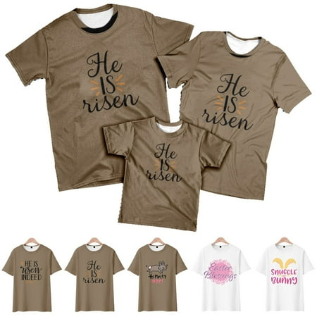 Easter Unisex Youth Crewneck Short Sleeve T-Shirts Novelty Shirt & Top Up to 8XL
Easter Unisex Youth Crewneck Short Sleeve T-Shirts Novelty Shirt & Top Up to 8XL