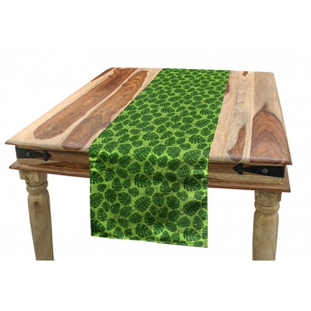 Exotic Table Runner Repeating Organic Jungle Elements Randomly Scattered on a Green Field Dining Room Kitchen Rectangular Runner 3 Sizes by Ambesonne
Exotic Table Runner Repeating Organic Jungle Elements Randomly Scattered on a Green Field Dining Room Kitchen Rectangular Runner 3 Sizes by Ambesonne