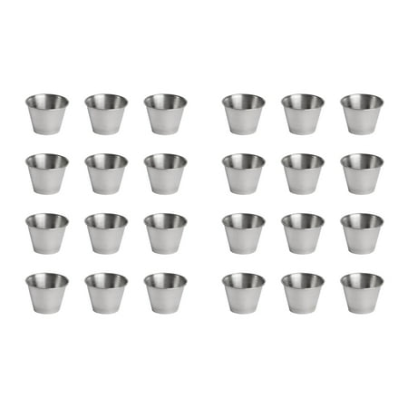 24 Pack Stainless Steel Condiment Sauce Cups Commercial Grade Dipping Sauce Cups Ramekin Condiment Cups Portion Cups
24 Pack Stainless Steel Condiment Sauce Cups Commercial Grade Dipping Sauce Cups Ramekin Condiment Cups Portion Cups