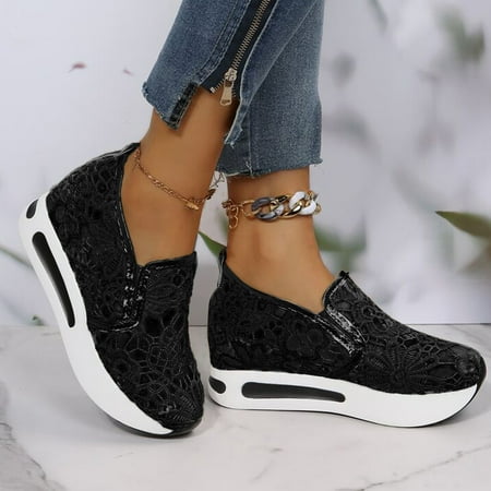 NECHOLOGY Womens Slide Sandals Rhinestone Floral Embroidered Mesh Panel Slip On Wedge For Flat Sandals Size 10 Womens Black 7
NECHOLOGY Womens Slide Sandals Rhinestone Floral Embroidered Mesh Panel Slip On Wedge For Flat Sandals Size 10 Womens Black 7