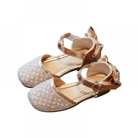 Xinhuaya Girls Toddler/Little Kid Flats Dress Shoes Princess Pearls Bow Girl Glitter Party Wedding Sandals
Xinhuaya Girls Toddler/Little Kid Flats Dress Shoes Princess Pearls Bow Girl Glitter Party Wedding Sandals
