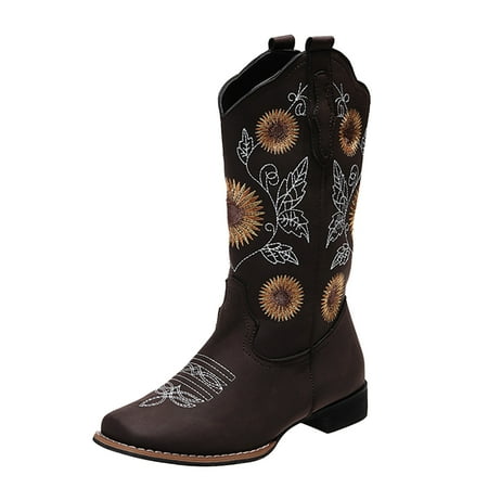 LBECLEY Womens Mid Calf Boots with Heel Boots Large Women s Toe Style Size Heel Embroidered Fashion Women s Boots Thigh High Fringe Boots Coffee 41
LBECLEY Womens Mid Calf Boots with Heel Boots Large Women s Toe Style Size Heel Embroidered Fashion Women s Boots Thigh High Fringe Boots Coffee 41
