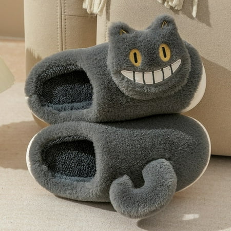 CoCopeaunt 2022 New Cute Expression Cat Plush Fur Slippers Shoes for Women Autumn Winter Slippers Indoor Home Slippers Cotton Slippers
CoCopeaunt 2022 New Cute Expression Cat Plush Fur Slippers Shoes for Women Autumn Winter Slippers Indoor Home Slippers Cotton Slippers