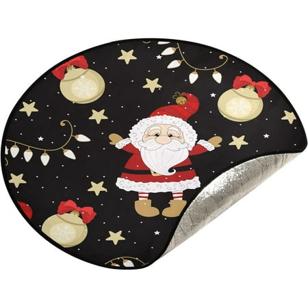 Hyjoy Cute Santa Claus Xmas Christmas Tree Mats Waterproof Tree Skirt Christmas Ball Star Xmas Tree Stand Tray Mat Floor Protector Pad for Holiday Party Decoration 28.3in
Hyjoy Cute Santa Claus Xmas Christmas Tree Mats Waterproof Tree Skirt Christmas Ball Star Xmas Tree Stand Tray Mat Floor Protector Pad for Holiday Party Decoration 28.3in