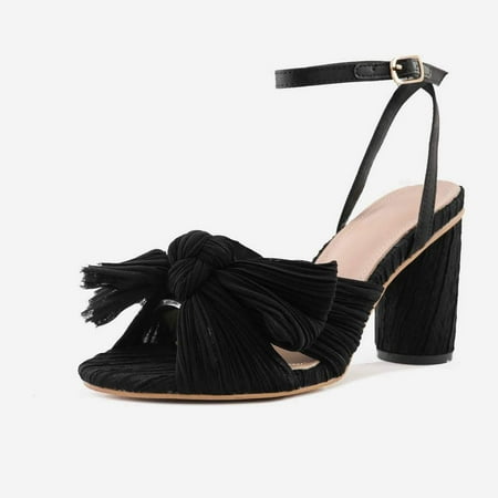 Women s Bow Knot Heeled Sandals Open Toe Ankle Strap Chunky Heels Bridal Wedding Dress Shoes
Women s Bow Knot Heeled Sandals Open Toe Ankle Strap Chunky Heels Bridal Wedding Dress Shoes