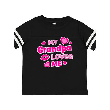 Inktastic My Grandpa Loves Me with Hearts and Kiss Gift Toddler Boy or Toddler Girl T-Shirt
Inktastic My Grandpa Loves Me with Hearts and Kiss Gift Toddler Boy or Toddler Girl T-Shirt