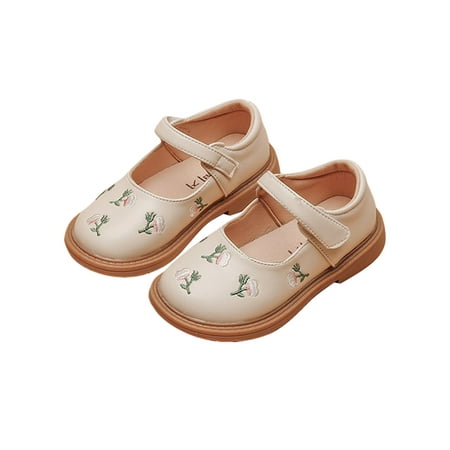 Gomelly Baby Girl Flats Mary Jane Sandals Ankle Strap Princess Dress Shoes Non-slip Leather Shoe Toddler Beige 11.5C
Gomelly Baby Girl Flats Mary Jane Sandals Ankle Strap Princess Dress Shoes Non-slip Leather Shoe Toddler Beige 11.5C