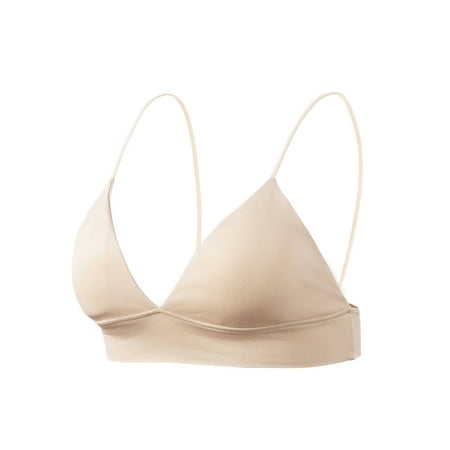 SOOMLON Push Up Bras for Women V Cup No Underwired Sleep Seamless Bra Soft Comfortable Bra Comfortable Bras Summer Bra Beige L
SOOMLON Push Up Bras for Women V Cup No Underwired Sleep Seamless Bra Soft Comfortable Bra Comfortable Bras Summer Bra Beige L