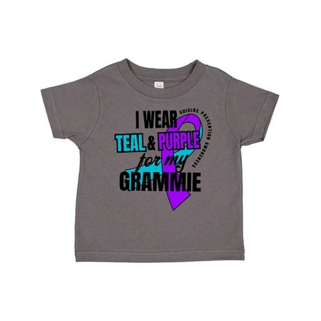 Inktastic Suicide Prevention I Wear Teal and Purple for My Grammie Gift Toddler Boy or Toddler Girl T-Shirt
Inktastic Suicide Prevention I Wear Teal and Purple for My Grammie Gift Toddler Boy or Toddler Girl T-Shirt