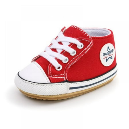 Baby Boys Girls Shoes Canvas Toddler Sneakers Anti-Slip Infant First Walkers 0-18 Months
Baby Boys Girls Shoes Canvas Toddler Sneakers Anti-Slip Infant First Walkers 0-18 Months