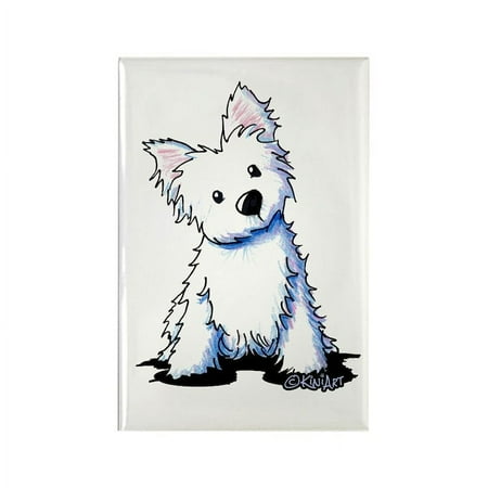 CafePress - Westie Sweetness - Rectangle Magnet 2 x3 Refrigerator Magnet