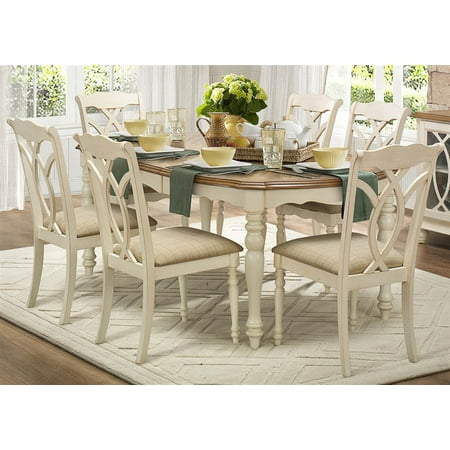7-Pc Traditional Extension Dining Table Set