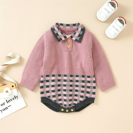 Hunpta Newborn Infant Baby Girls Autumn Print Plaid Button Pullover Long Sleeve Knit Sweater Romper Bodysuit Hat Clothes
Hunpta Newborn Infant Baby Girls Autumn Print Plaid Button Pullover Long Sleeve Knit Sweater Romper Bodysuit Hat Clothes