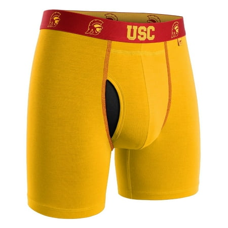 2UNDR NCAA Team Colors Men s Swing Shift Boxers (Usc Athletic Gold Small)
