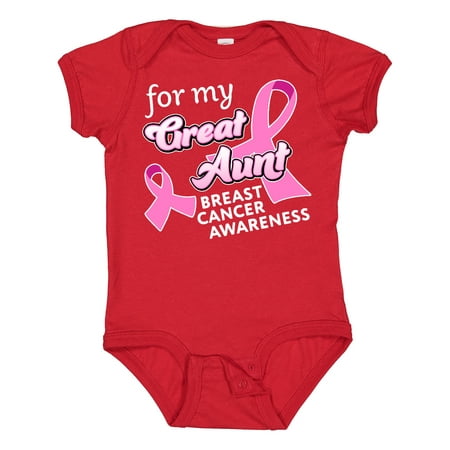 Inktastic For My Great Aunt - Breast Cancer Awareness Gift Baby Boy or Baby Girl Bodysuit
Inktastic For My Great Aunt - Breast Cancer Awareness Gift Baby Boy or Baby Girl Bodysuit