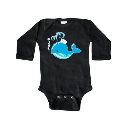 Inktastic Cute Blue Whale in Nautical Hat Gift Baby Boy or Baby Girl Long Sleeve Bodysuit
Inktastic Cute Blue Whale in Nautical Hat Gift Baby Boy or Baby Girl Long Sleeve Bodysuit
