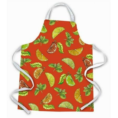 Lemons Limes & Orange Apron - Orange