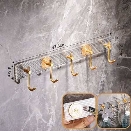 BSTHOE Acrylic Wall Hook Strong Self Adhesive Sticky Hook Bathroom Clothes Hanging
BSTHOE Acrylic Wall Hook Strong Self Adhesive Sticky Hook Bathroom Clothes Hanging