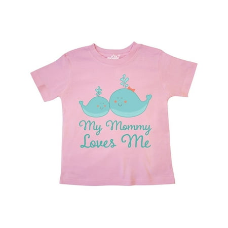 Inktastic My Mommy Loves Me whale Gift Toddler Boy or Toddler Girl T-Shirt