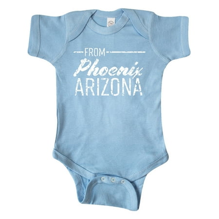 Inktastic From Phoenix Arizona in White Distressed Text Gift Baby Boy or Baby Girl Bodysuit
Inktastic From Phoenix Arizona in White Distressed Text Gift Baby Boy or Baby Girl Bodysuit