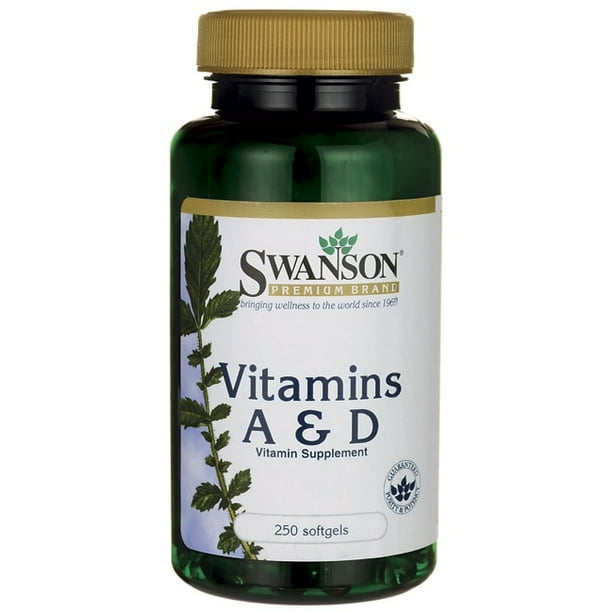 Swanson Vitamin a & D 250 Sgels