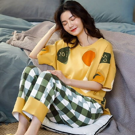 DanceeMangoo New Womens Pajamas Set Spring Summer Night Home Suit Sleepwear Pirnt Pijamas Homepwear Long Pant Pyjamas Kawaii Pj Sets
DanceeMangoo New Womens Pajamas Set Spring Summer Night Home Suit Sleepwear Pirnt Pijamas Homepwear Long Pant Pyjamas Kawaii Pj Sets