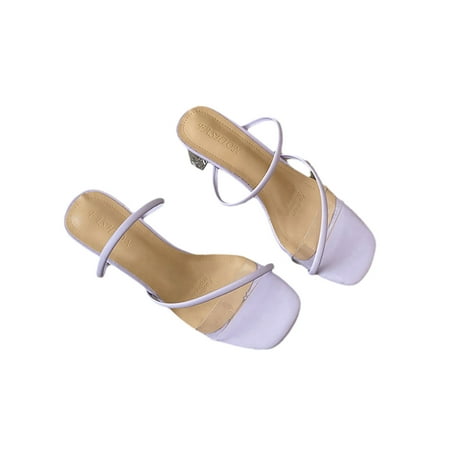 Daeful Ladies Heels Summer Dress Sandal Strap Heeled Sandals Party Slip-On Fashion Chunky Block Shoes Purple 4.5
Daeful Ladies Heels Summer Dress Sandal Strap Heeled Sandals Party Slip-On Fashion Chunky Block Shoes Purple 4.5