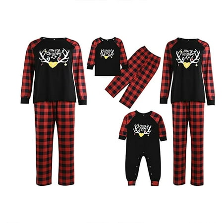 Colofity Cute Christmas Family Parent-child Pajamas Cartoon Antlers Print Tops and Plaid Trousers Home Cotton Clothes Casual Set
Colofity Cute Christmas Family Parent-child Pajamas Cartoon Antlers Print Tops and Plaid Trousers Home Cotton Clothes Casual Set