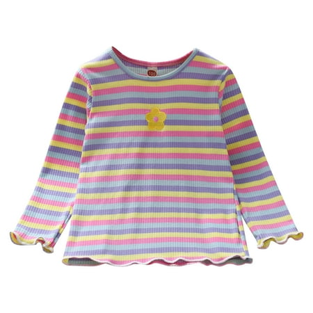 Toddler Girls Long Sleeve Rainbow Prints Plaid Autumn Spring Tops Base Shirt For Girls Clothes 4t Easter Outfit for Girl Winter Tops for Girls
Toddler Girls Long Sleeve Rainbow Prints Plaid Autumn Spring Tops Base Shirt For Girls Clothes 4t Easter Outfit for Girl Winter Tops for Girls