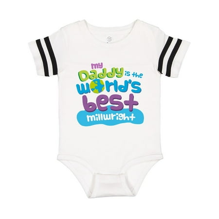 Inktastic My Daddy is the World’s Best Millwright Gift Baby Boy or Baby Girl Bodysuit
Inktastic My Daddy is the World’s Best Millwright Gift Baby Boy or Baby Girl Bodysuit