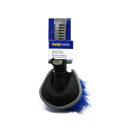 Kole Imports AB926-12 Helpmate Heavy Duty Deluxe Tire & Bumper Brush - Pack of 12